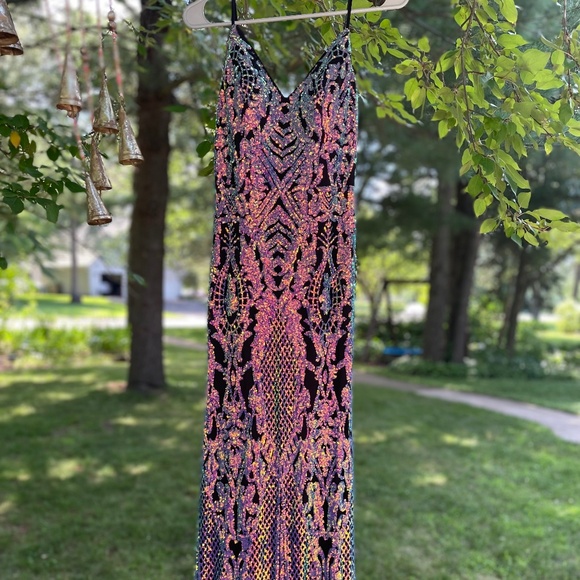 Sequin prom dress - Picture 1 of 3